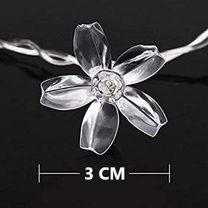 led blossom flower fairy string lights 🌸✨ | 10 meter warm white silicone lights for festivals, home décor & party decoration led blossom flower fairy string lights 🌸✨ | 10 meter warm white silicone lights for festivals, home décor & party decoration