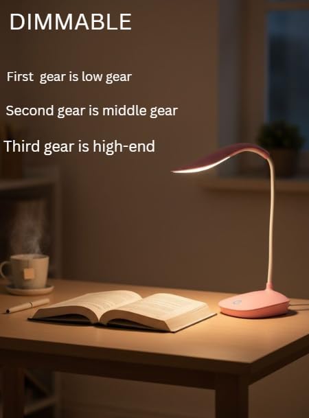 advanced dimmable led desk lamp ๐ก๐ | 3 in 1 study light with pen holder & phone stand | flexible 360ยฐ swan neck table lamp for students, kids, bedroom, office (random color, pack of 1) advanced dimmable led desk lamp ๐ก๐ | 3 in 1 study light with pen holder & phone stand | flexible 360ยฐ swan neck table lamp for students, kids, bedroom, office (random color, pack of 1)