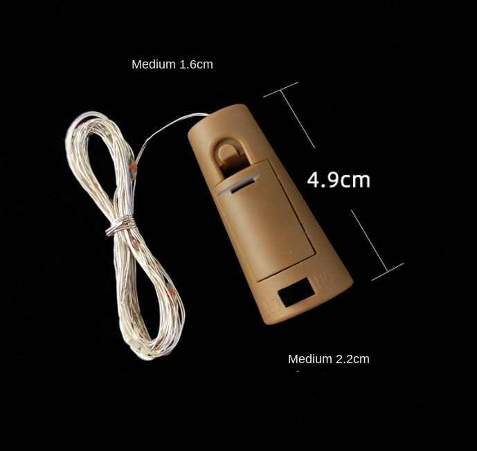 20 led 2 meter battery operated copper wire bottle cork lights | multicolor decorative string lights for home, festival, birthday & anniversary ๐๐ก๐ 20 led 2 meter battery operated copper wire bottle cork lights | multicolor decorative string lights for home, festival, birthday & anniversary ๐๐ก๐