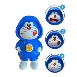 doraemon face changing keychain 🐱 | unisex cartoon keyring | mood flipping key holder for bags, keys & gifts (pack of 1)