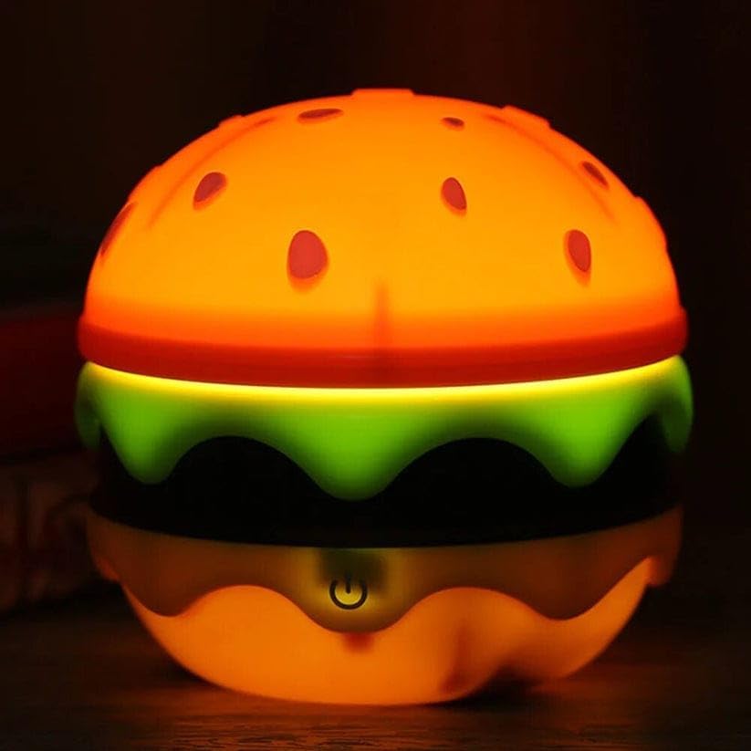 cosmetic hamburger led table lamp for kids ๐๐ก | rechargeable study light with built in sharpener | cute portable desk lamp & birthday return gift for students (hamburger design) cosmetic hamburger led table lamp for kids ๐๐ก | rechargeable study light with built in sharpener | cute portable desk lamp & birthday return gift for students (hamburger design)