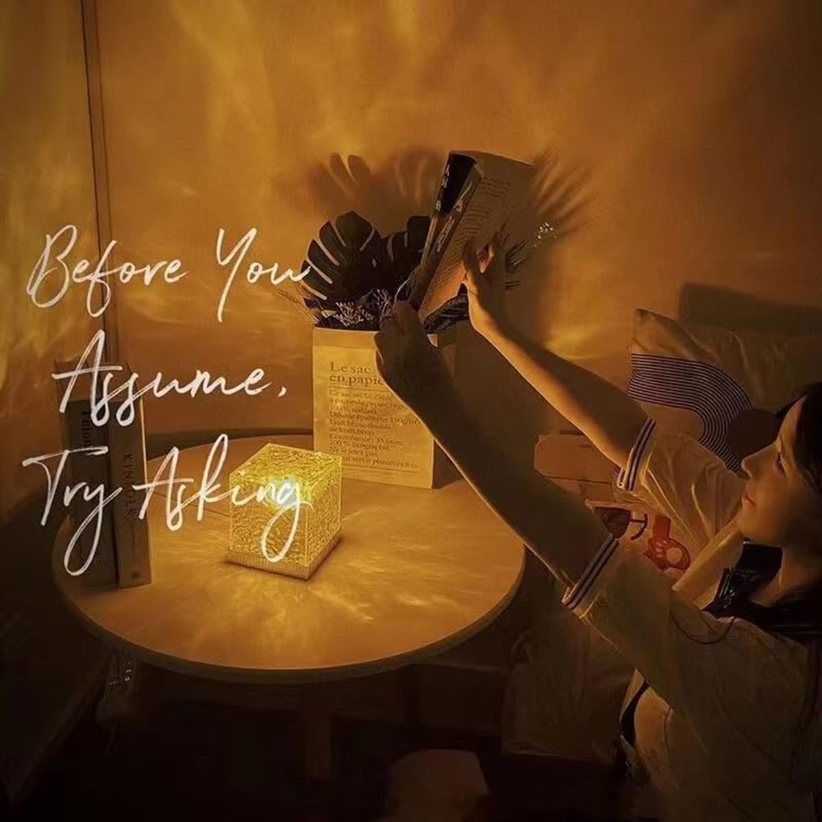 ocean wave projector light ๐โจ | 3d water wave led night lamp | 16 mode ambient crystal projection light | romantic bedside lamp for bedroom & home dรฉcor ocean wave projector light ๐โจ | 3d water wave led night lamp | 16 mode ambient crystal projection light | romantic bedside lamp for bedroom & home dรฉcor