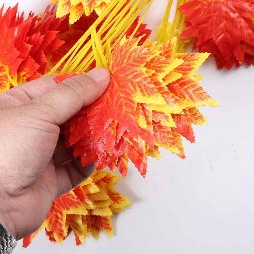 artificial maple vines with 100 led usb string lights | pack of 4 maple leaf vines (7 ft each, total 28 ft) 🍁💡 | 10 m fairy lights for wall, room, window, party & festival décor artificial maple vines with 100 led usb string lights | pack of 4 maple leaf vines (7 ft each, total 28 ft) 🍁💡 | 10 m fairy lights for wall, room, window, party & festival décor