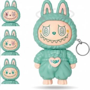 face changing labubu keychain 🎭 | 3 expressions 3d cartoon character | abs toy key holder for bags, cars & gifts | cute action figure for kids & adults