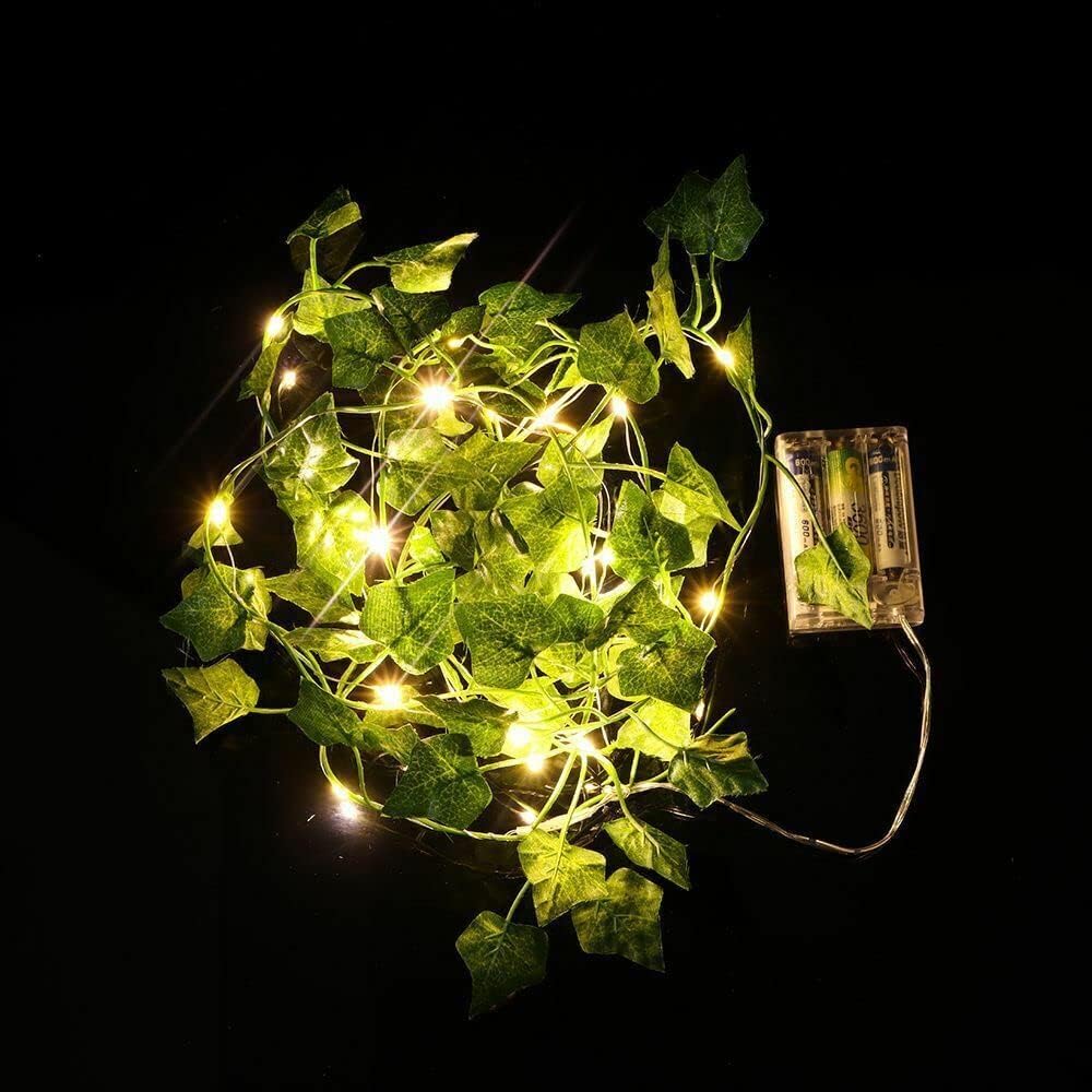 7 feet enchanting money plant home décor string light | 30 led warm white vine garland | battery powered copper lights for indoor & outdoor 🌿💡✨ 7 feet enchanting money plant home décor string light | 30 led warm white vine garland | battery powered copper lights for indoor & outdoor 🌿💡✨