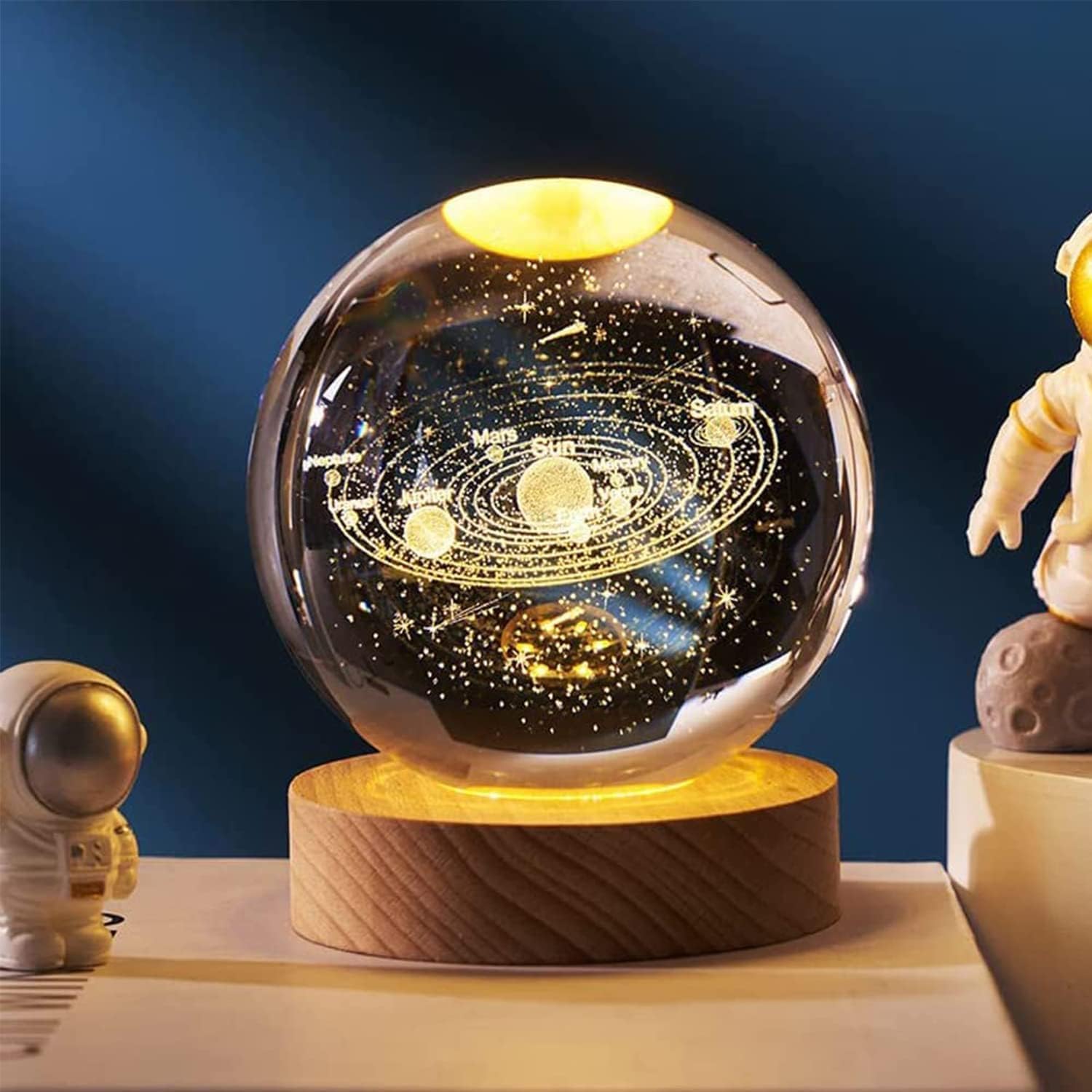 galaxy 3d crystal ball night light 🔮✨ | led usb wooden base lamp | cosmic engraved crystal sphere for kids, teens & home décor galaxy 3d crystal ball night light 🔮✨ | led usb wooden base lamp | cosmic engraved crystal sphere for kids, teens & home décor