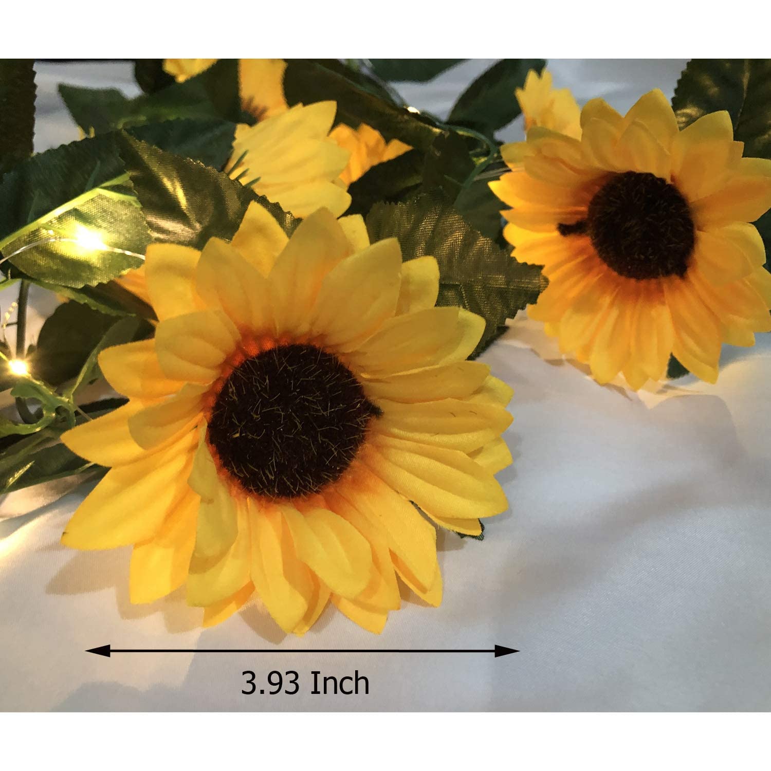 15m sunflower fairy lights ✨ | warm white led glow with 4 big + 9 small sunflowers & grass 🌻💡 | aesthetic diwali, balcony & room décor 15m sunflower fairy lights ✨ | warm white led glow with 4 big + 9 small sunflowers & grass 🌻💡 | aesthetic diwali, balcony & room décor