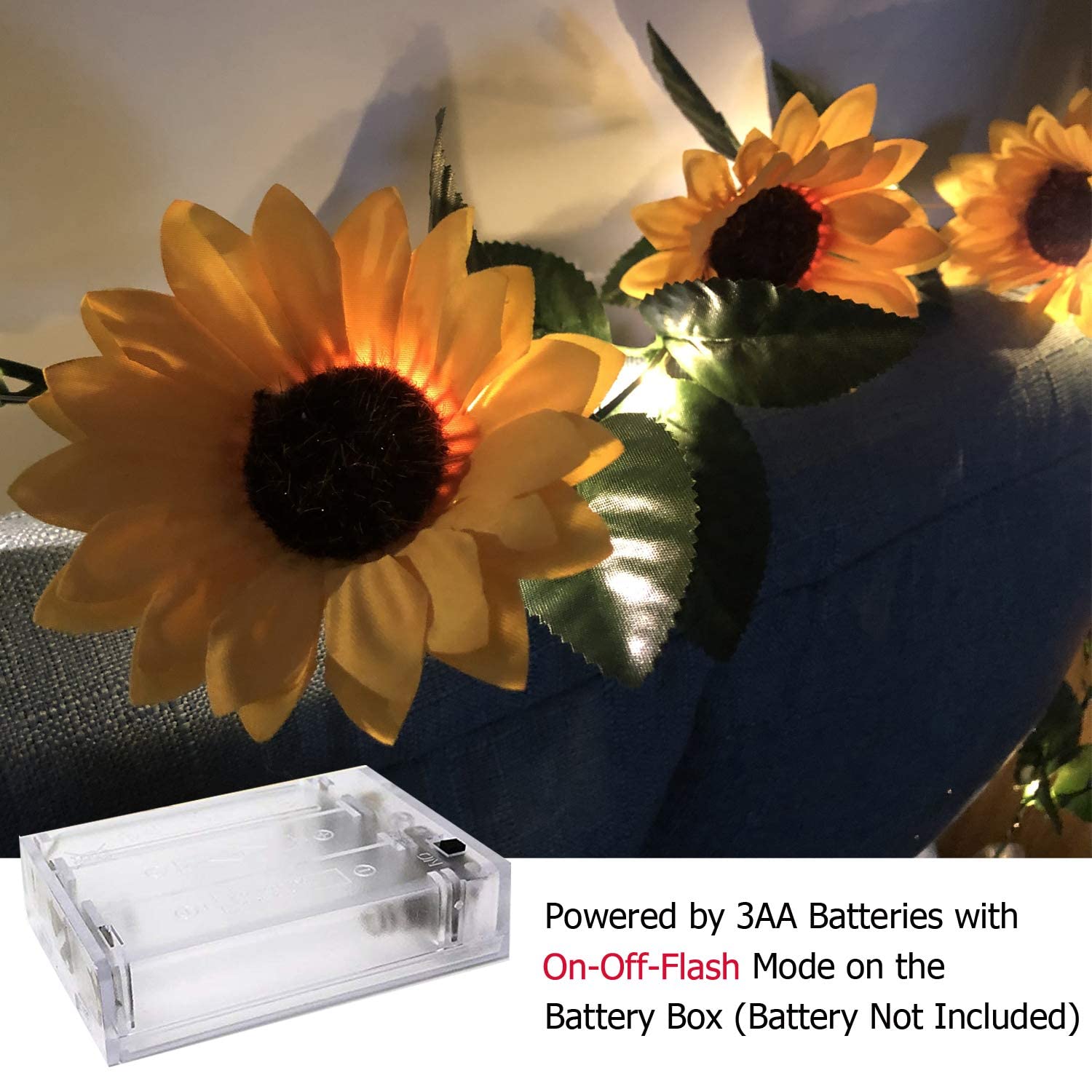 15m sunflower fairy lights ✨ | warm white led glow with 4 big + 9 small sunflowers & grass 🌻💡 | aesthetic diwali, balcony & room décor 15m sunflower fairy lights ✨ | warm white led glow with 4 big + 9 small sunflowers & grass 🌻💡 | aesthetic diwali, balcony & room décor