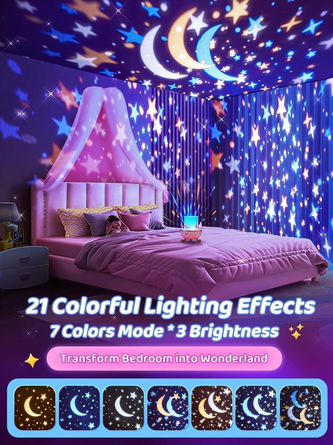 wood toys rabbit sky's projector night light ๐๐ | 360ยฐ rotating star lamp with 6 films, 5 led colors & rechargeable battery | kids room, birthday & diwali gift wood toys rabbit sky's projector night light ๐๐ | 360ยฐ rotating star lamp with 6 films, 5 led colors & rechargeable battery | kids room, birthday & diwali gift