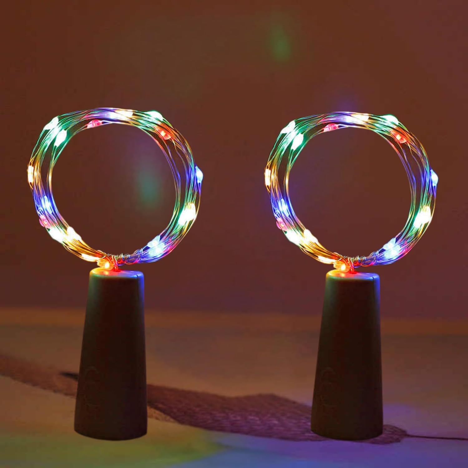 20 led 2 meter battery operated copper wire bottle cork lights | multicolor decorative string lights for home, festival, birthday & anniversary ๐๐ก๐ 20 led 2 meter battery operated copper wire bottle cork lights | multicolor decorative string lights for home, festival, birthday & anniversary ๐๐ก๐