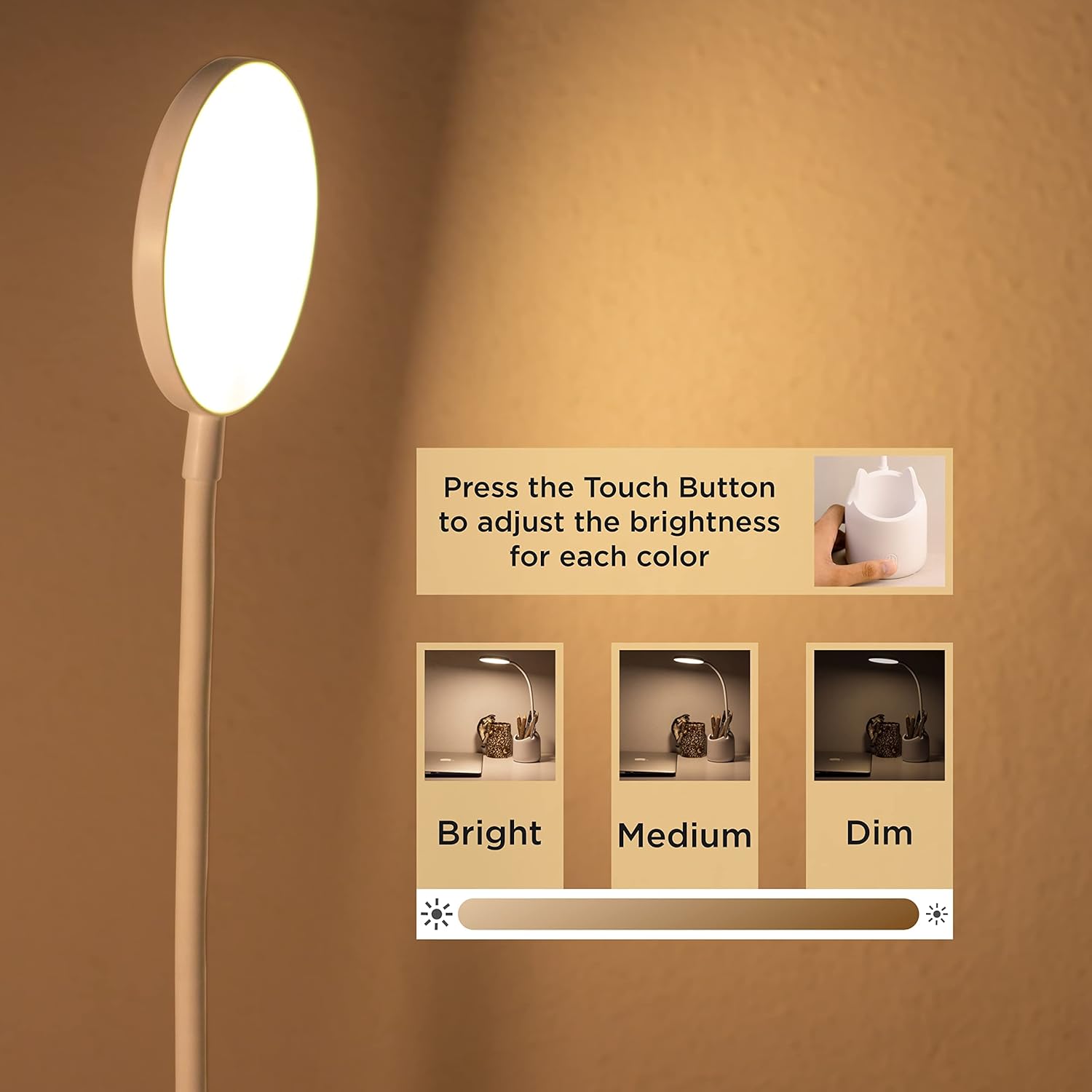 physics wallah rechargeable study table lamp 008 ๐ก๐ | 3 color led desk lamp for students | flexible gooseneck, touch control, pen holder & mobile stand | perfect for reading, night study & office physics wallah rechargeable study table lamp 008 ๐ก๐ | 3 color led desk lamp for students | flexible gooseneck, touch control, pen holder & mobile stand | perfect for reading, night study & office