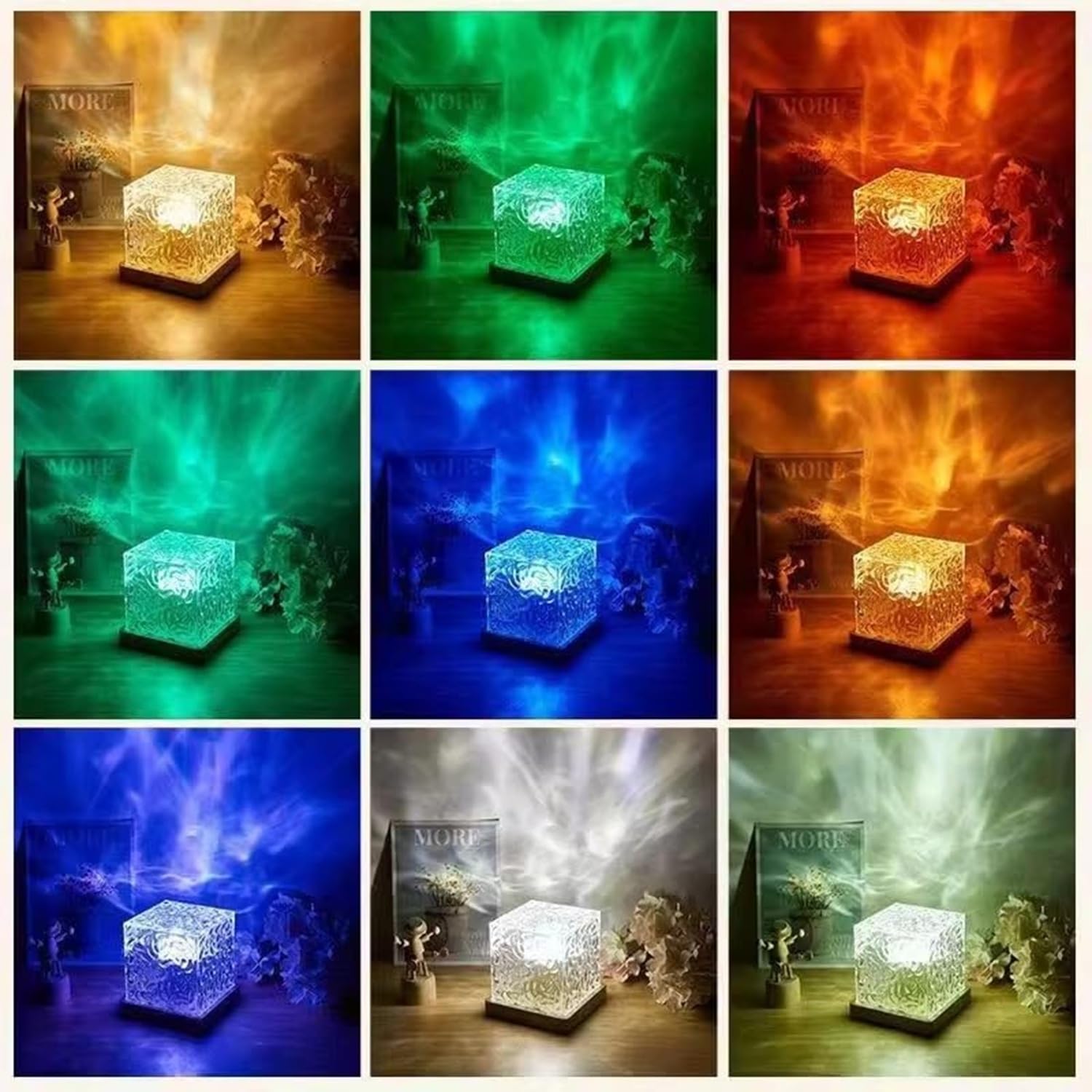 ocean wave projector light ๐โจ | 3d water wave led night lamp | 16 mode ambient crystal projection light | romantic bedside lamp for bedroom & home dรฉcor ocean wave projector light ๐โจ | 3d water wave led night lamp | 16 mode ambient crystal projection light | romantic bedside lamp for bedroom & home dรฉcor