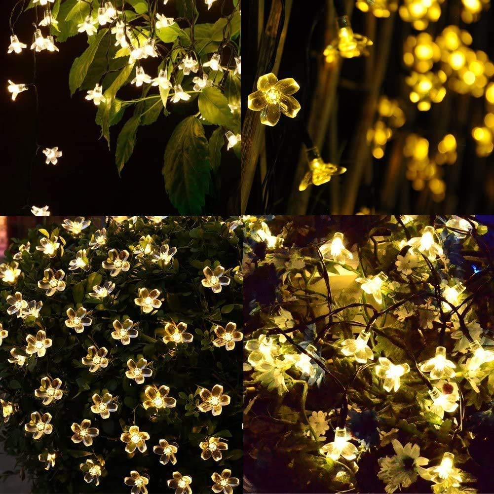led blossom flower fairy string lights 🌸✨ | 10 meter warm white silicone lights for festivals, home décor & party decoration led blossom flower fairy string lights 🌸✨ | 10 meter warm white silicone lights for festivals, home décor & party decoration