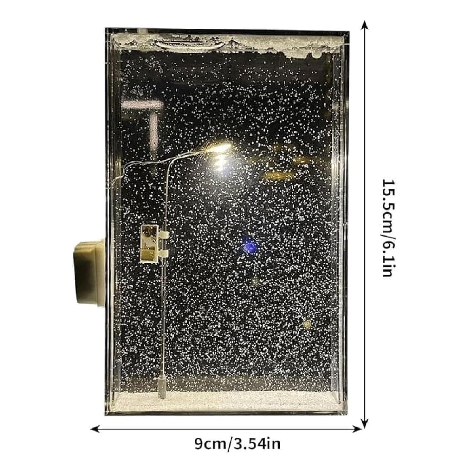 snowfall lamp ❄️ diy snow scenery night light | snowflake design | handmade christmas winter decor | battery powered snow globe lamp for kids & home decoration | diy kit included snowfall lamp ❄️ diy snow scenery night light | snowflake design | handmade christmas winter decor | battery powered snow globe lamp for kids & home decoration | diy kit included