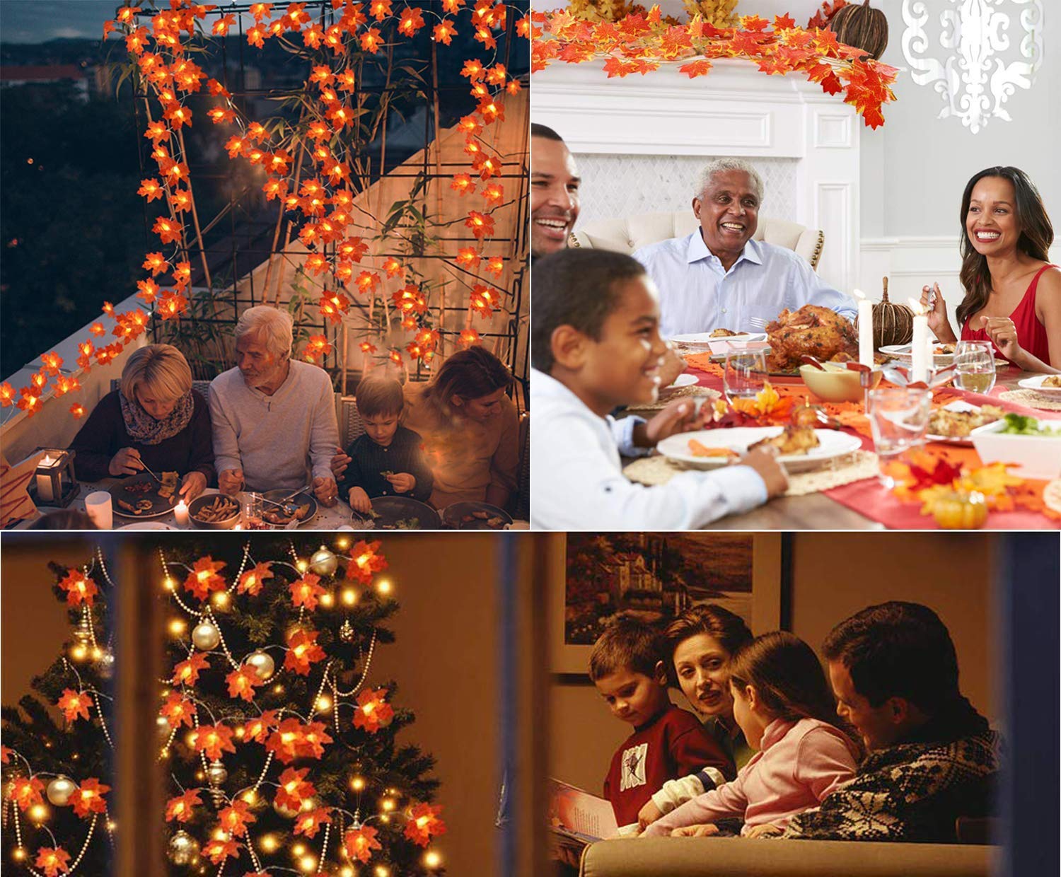 artificial maple vines with 100 led usb string lights | pack of 4 maple leaf vines (7 ft each, total 28 ft) 🍁💡 | 10 m fairy lights for wall, room, window, party & festival décor artificial maple vines with 100 led usb string lights | pack of 4 maple leaf vines (7 ft each, total 28 ft) 🍁💡 | 10 m fairy lights for wall, room, window, party & festival décor