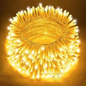 42 led rice lights 💡✨ | 12 metre yellow string lights for indoor & outdoor décor | diwali, christmas, party & home decoration fairy lights